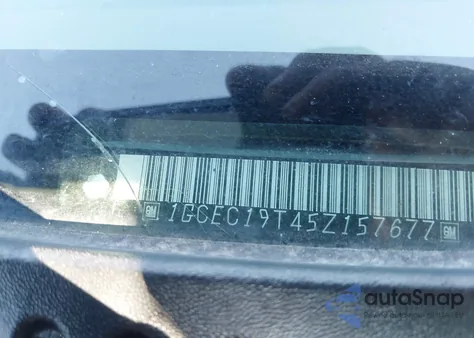 2005 Chevrolet Silverado 1500 Ls from USA, damaged, VIN 1GCEC19T45Z157677